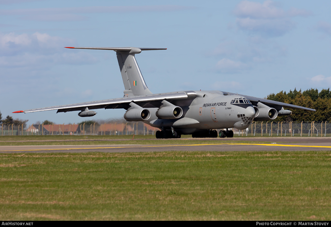 Aircraft Photo of KJ-3449 | Ilyushin Il-78MKI | India - Air Force | AirHistory.net #562369