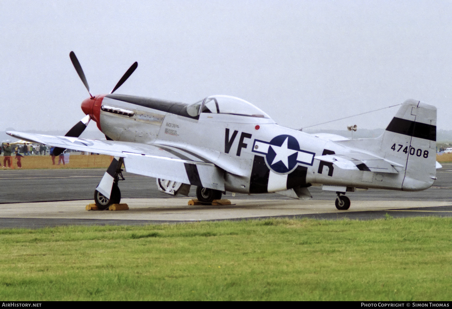 Aircraft Photo of G-SIRR / 474008 | North American P-51D Mustang | USA - Air Force | AirHistory.net #562388