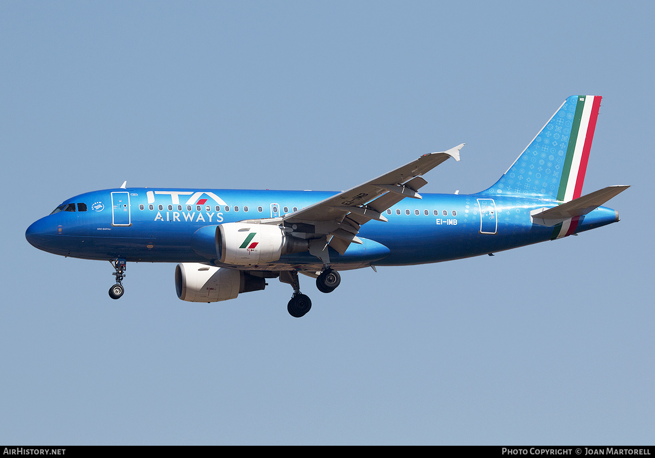 Aircraft Photo of EI-IMB | Airbus A319-112 | ITA Airways | AirHistory.net #562389