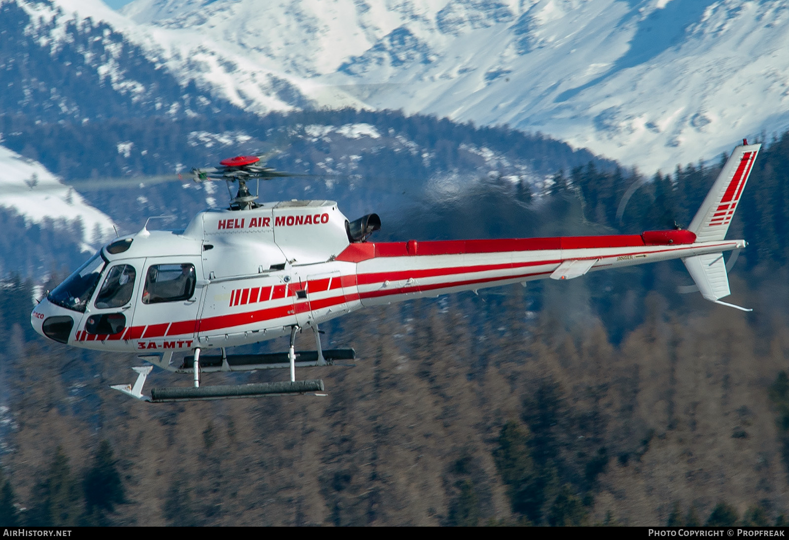 Aircraft Photo of 3A-MTT | Aerospatiale AS-350B-2 Ecureuil | Heli Air Monaco | AirHistory.net #562397