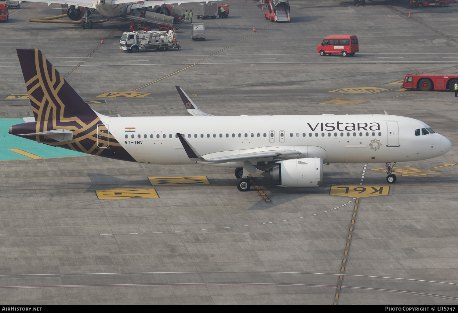 Aircraft Photo of VT-TNV | Airbus A320-251N | Vistara | AirHistory.net #562446