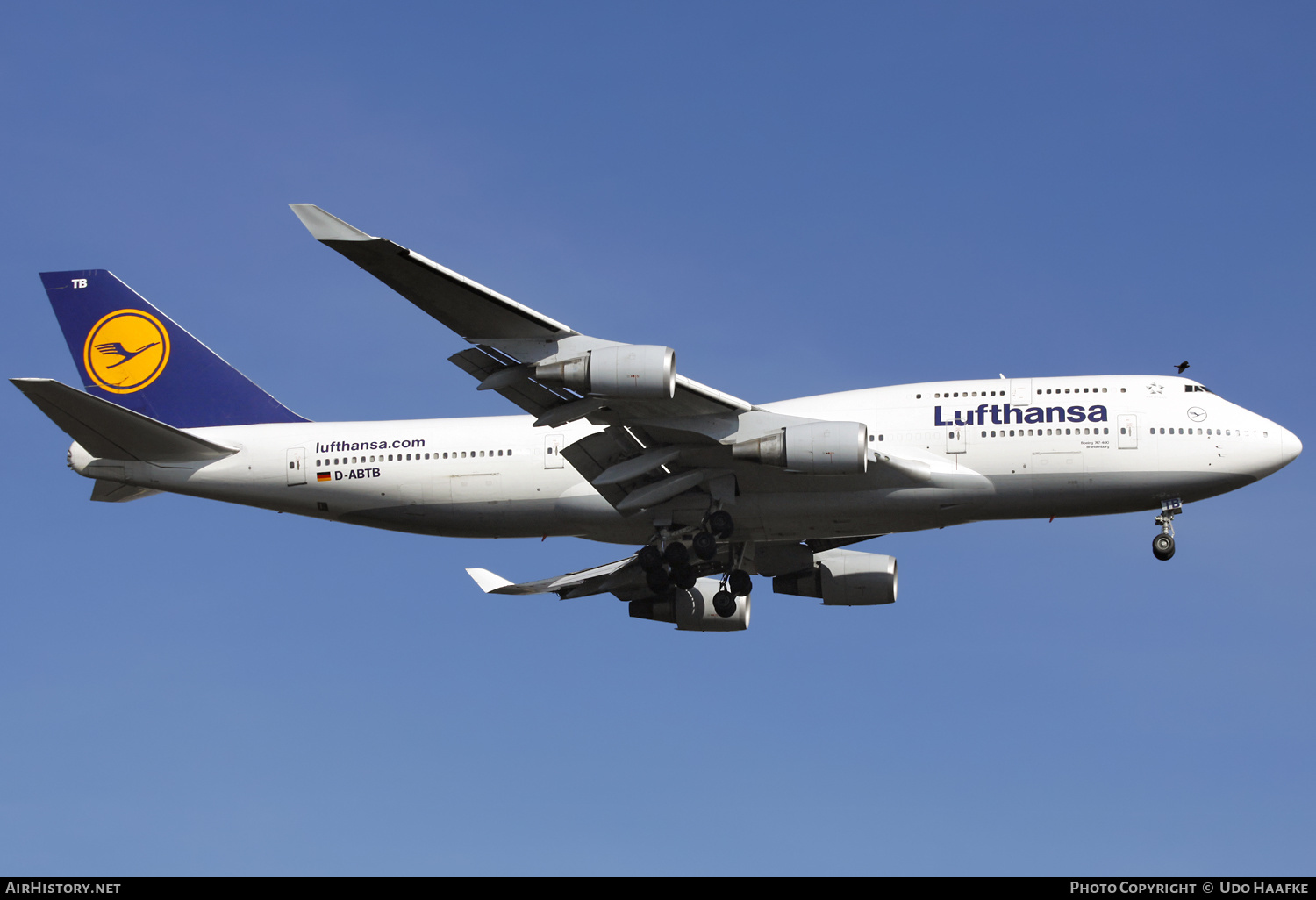 Aircraft Photo of D-ABTB | Boeing 747-430M | Lufthansa | AirHistory.net #562465