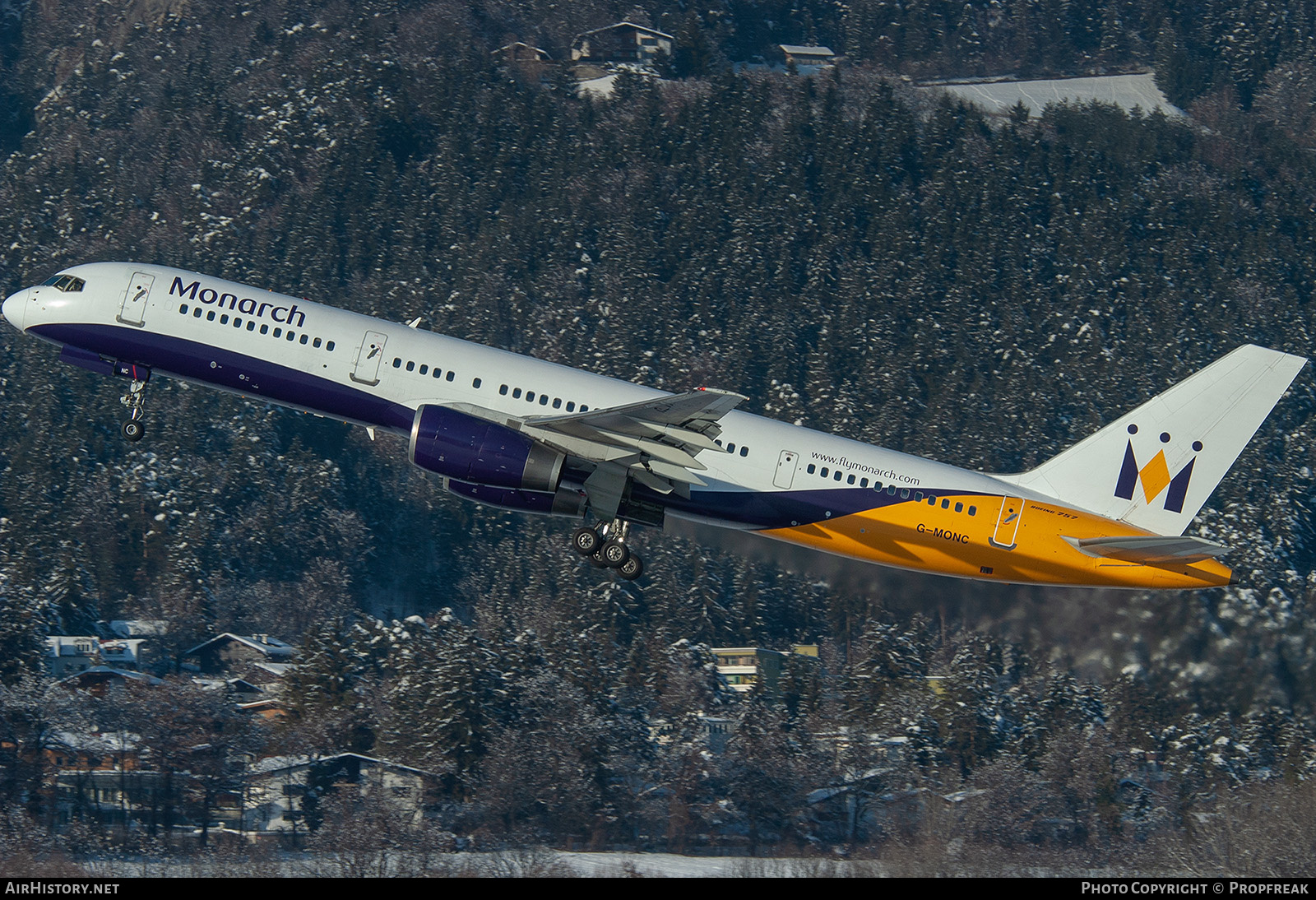 Aircraft Photo of G-MONC | Boeing 757-2T7 | Monarch Airlines | AirHistory.net #562471