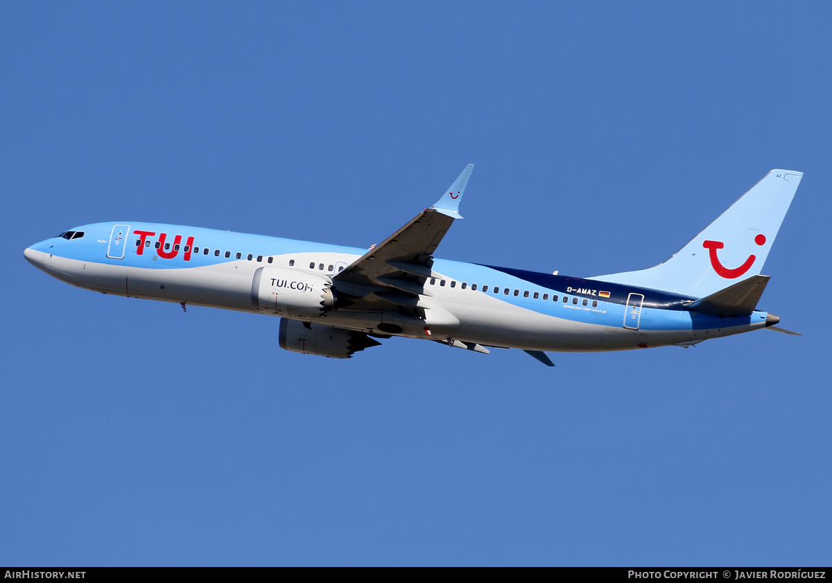 Aircraft Photo of D-AMAZ | Boeing 737-8 Max 8 | TUI | AirHistory.net #562476