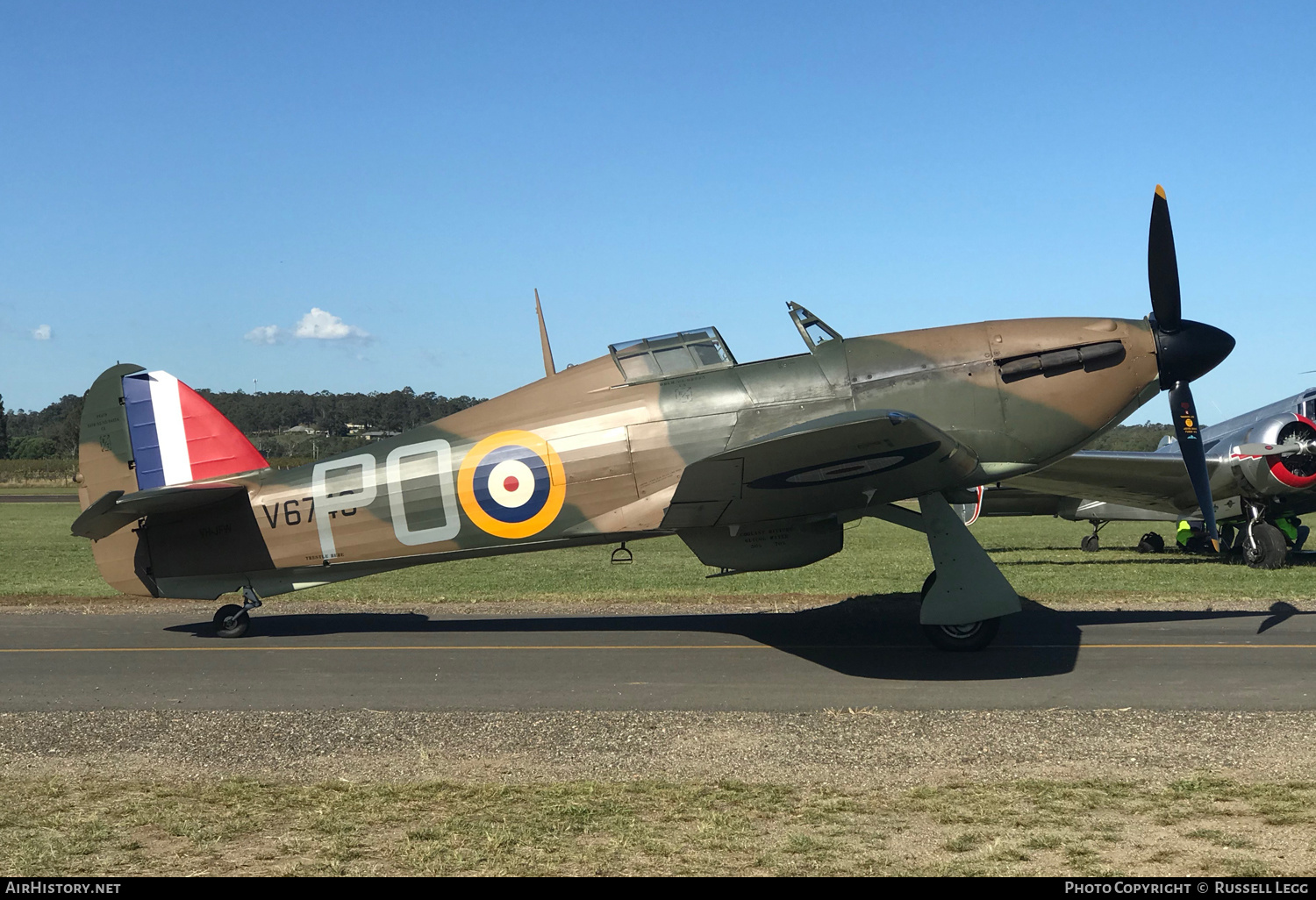 Aircraft Photo of VH-JFW / V6748 | Hawker Hurricane Mk12 | UK - Air Force | AirHistory.net #562480