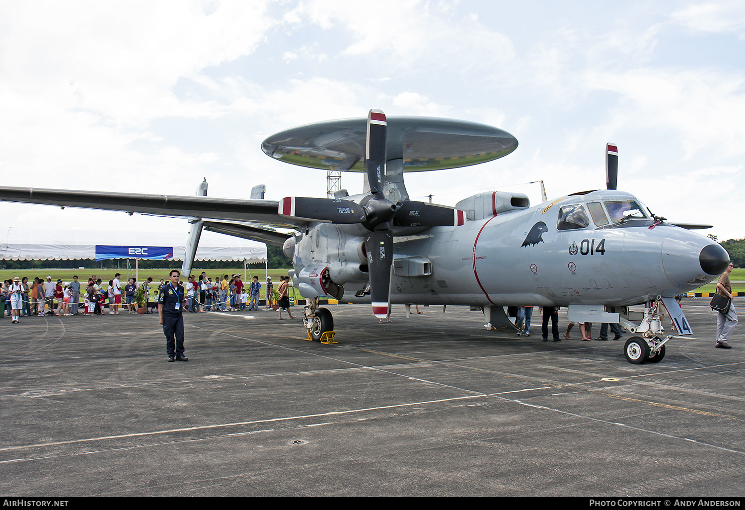 Aircraft Photo of 014 | Grumman E-2C Hawkeye | Singapore - Air Force | AirHistory.net #562482