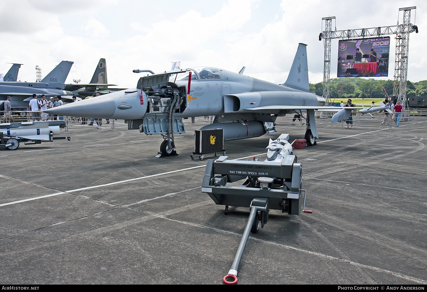 Aircraft Photo of 818 | Northrop F-5S Tiger II | Singapore - Air Force | AirHistory.net #562493