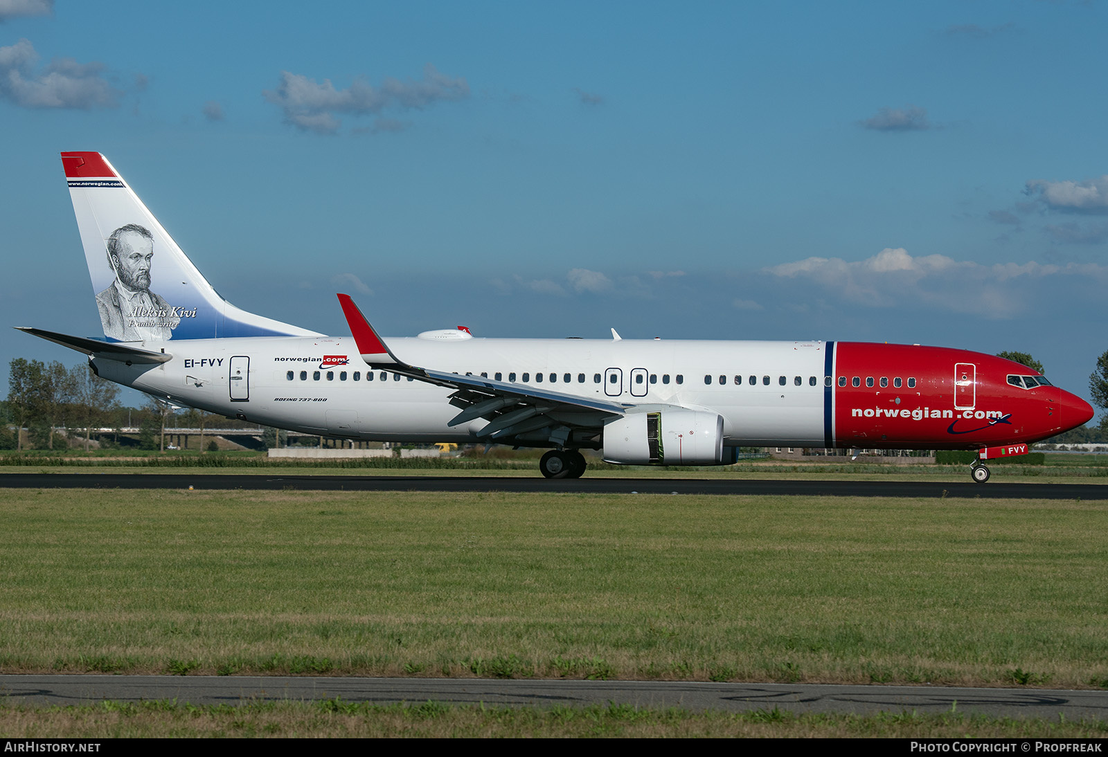 Aircraft Photo of EI-FVY | Boeing 737-800 | Norwegian | AirHistory.net #562512