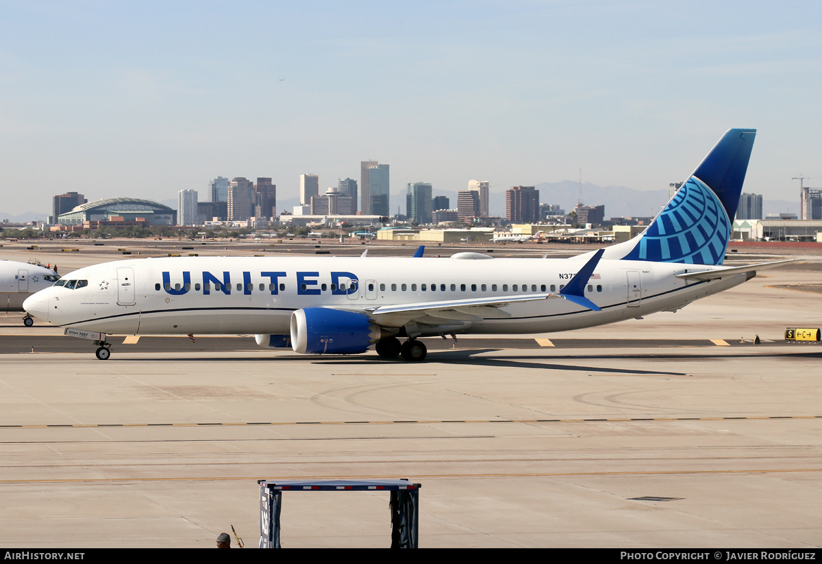 Aircraft Photo of N37257 | Boeing 737-8 Max 8 | United Airlines | AirHistory.net #562517