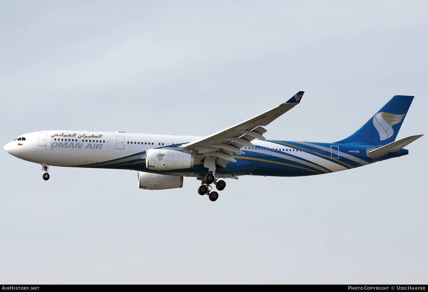 Aircraft Photo of A4O-DB | Airbus A330-343 | Oman Air | AirHistory.net #562534