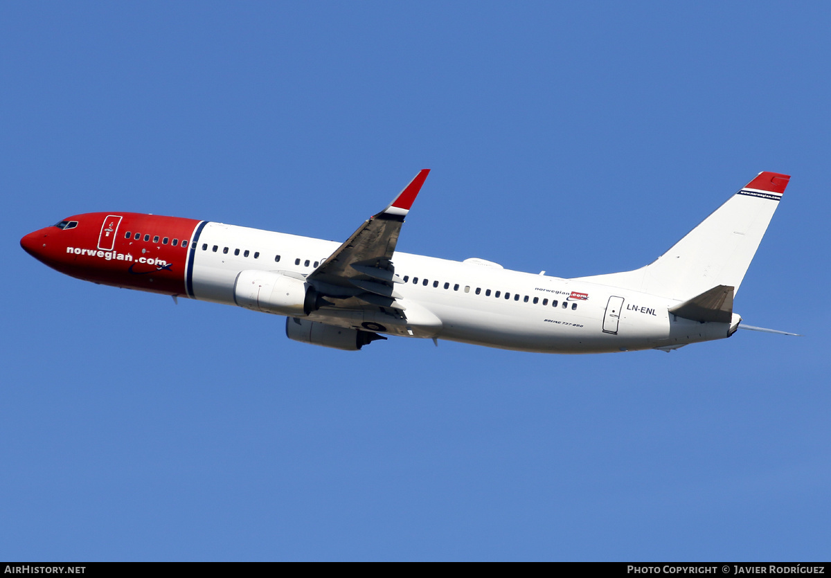 Aircraft Photo of LN-ENL | Boeing 737-8JP | Norwegian | AirHistory.net #562550