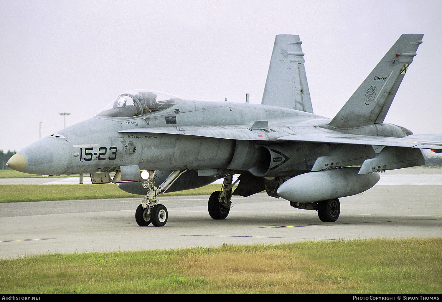 Aircraft Photo of C.15-36 | McDonnell Douglas EF-18A Hornet | Spain - Air Force | AirHistory.net #562551