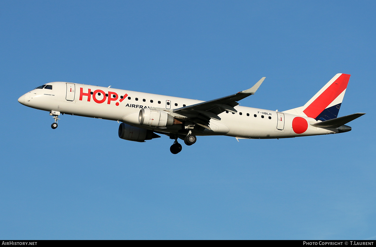 Aircraft Photo of F-HBLH | Embraer 190STD (ERJ-190-100STD) | Hop! | AirHistory.net #562561