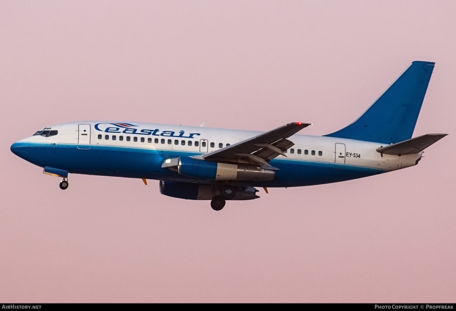 Aircraft Photo of EY-534 | Boeing 737-247 | East Air | AirHistory.net #562565