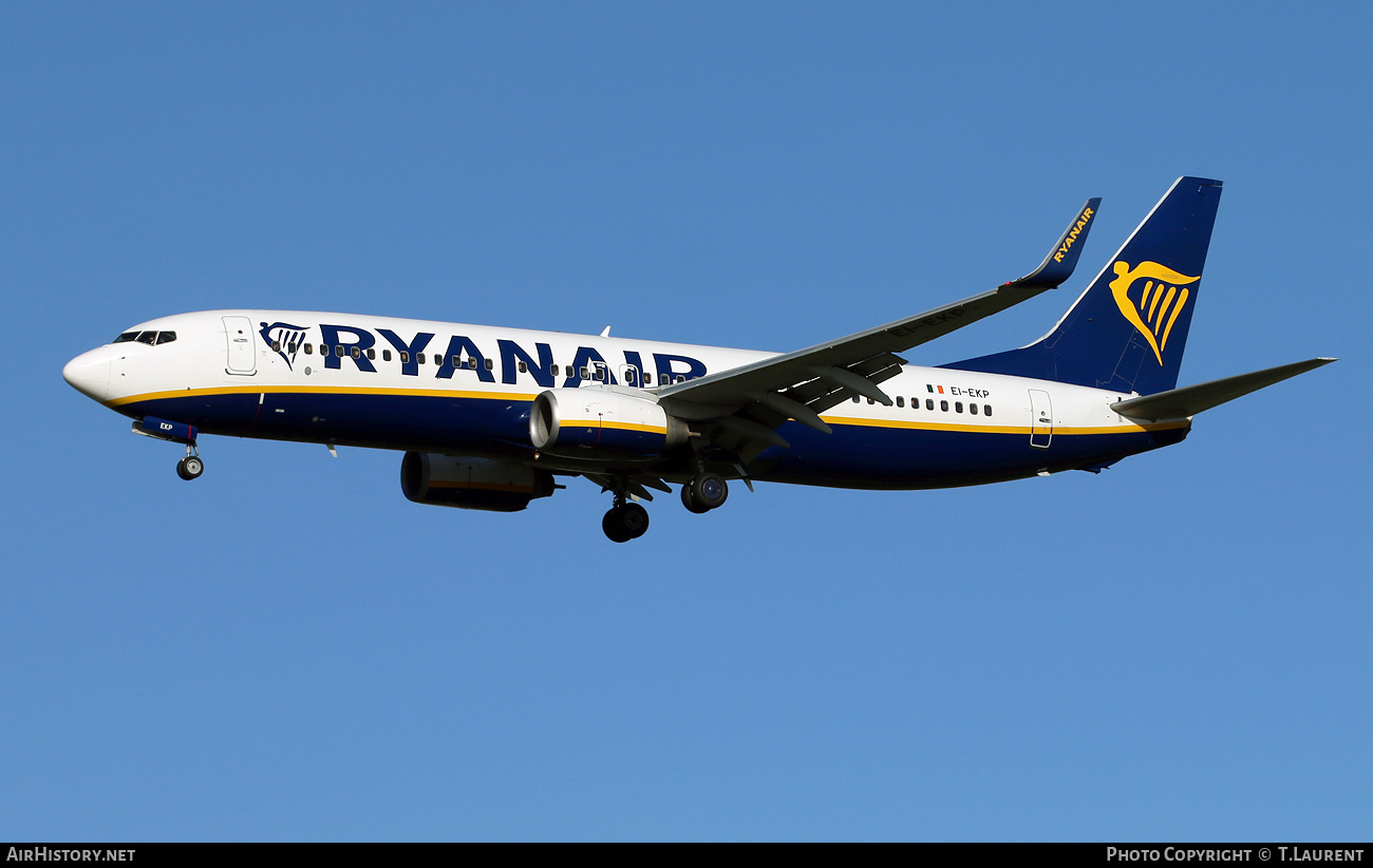 Aircraft Photo of EI-EKP | Boeing 737-8AS | Ryanair | AirHistory.net #562575