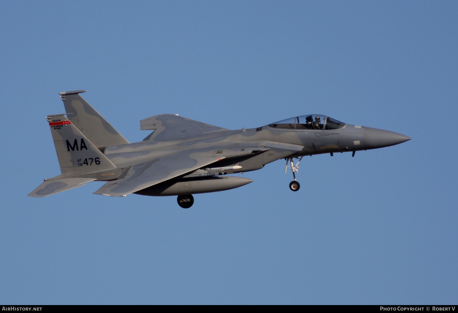 Aircraft Photo of 78-0476 / AF78-476 | McDonnell Douglas F-15C Eagle | USA - Air Force | AirHistory.net #562587