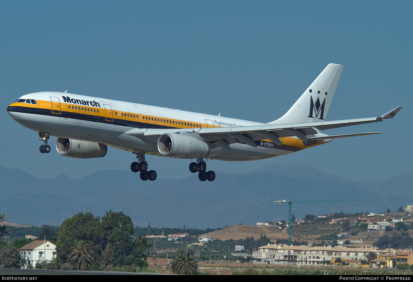 Aircraft Photo of G-EOMA | Airbus A330-243 | Monarch Airlines | AirHistory.net #562592