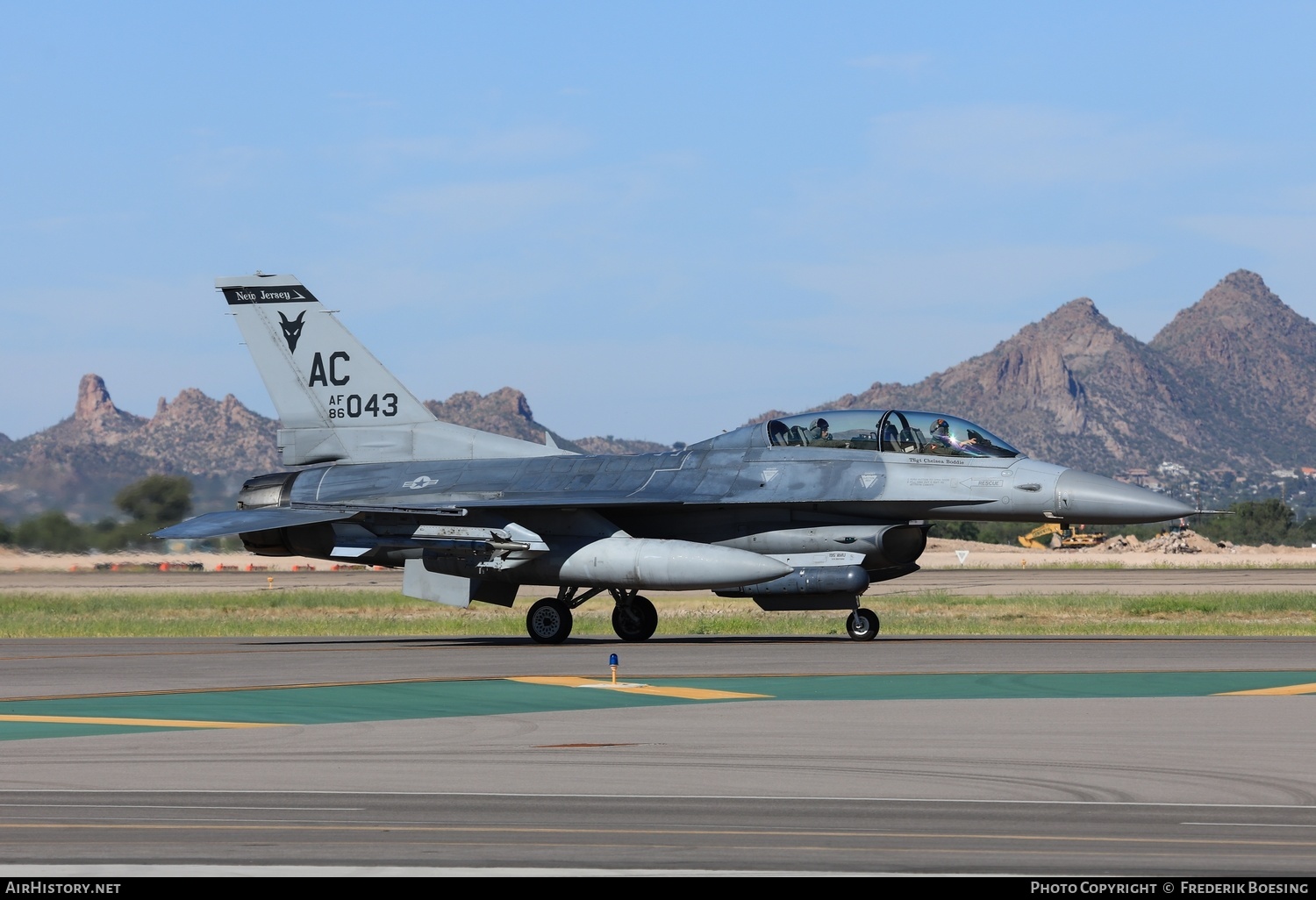 Aircraft Photo of 86-0043 / AF86-043 | General Dynamics F-16D Fighting Falcon | USA - Air Force | AirHistory.net #562641
