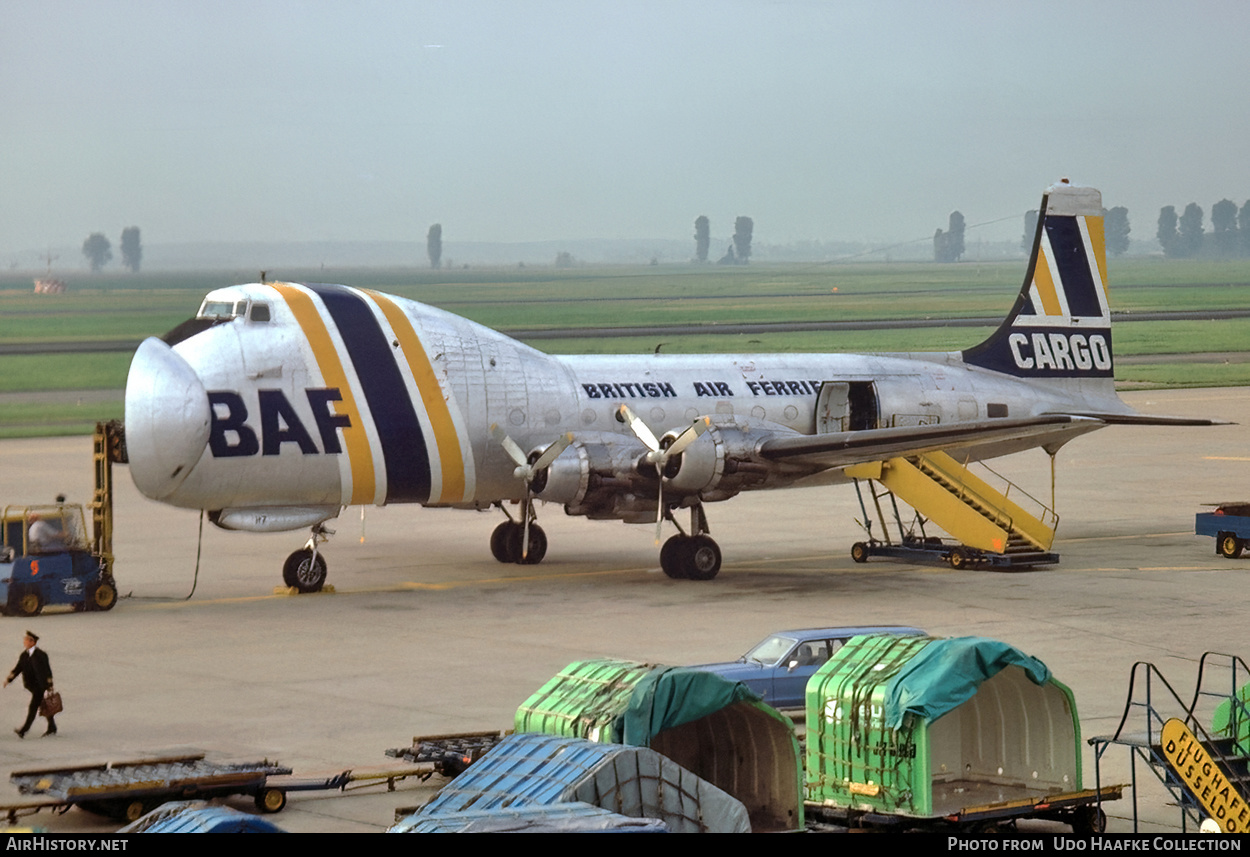 Aircraft Photo of G-ASHZ | Aviation Traders ATL-98 Carvair | British Air Ferries - BAF | AirHistory.net #562647