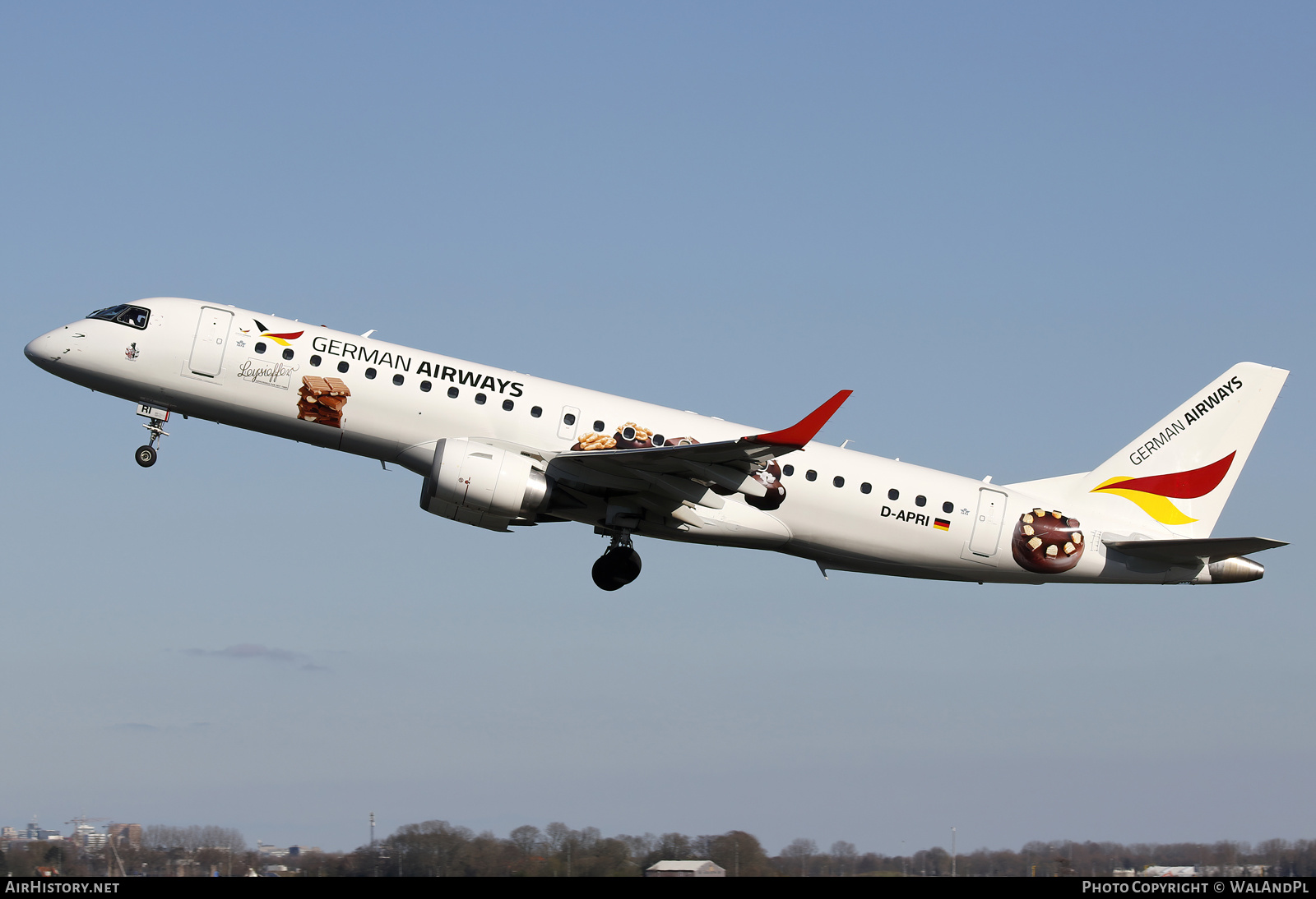 Aircraft Photo of D-APRI | Embraer 190LR (ERJ-190-100LR) | German Airways | AirHistory.net #562662