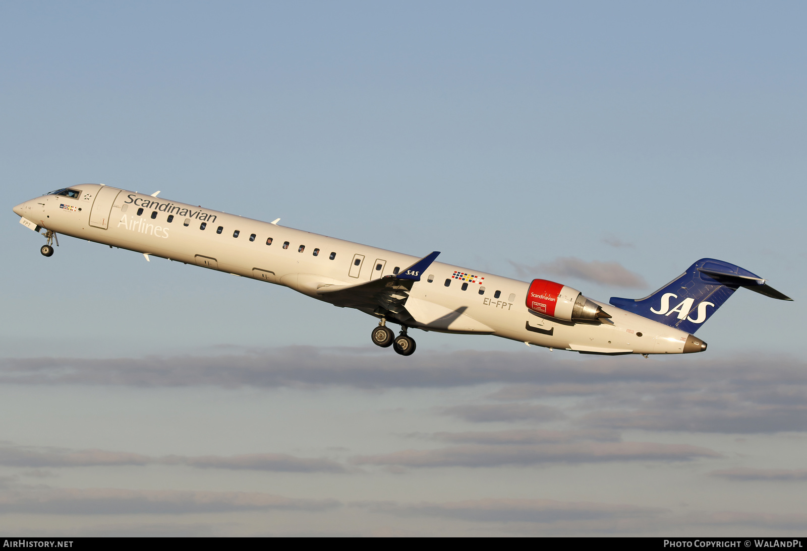 Aircraft Photo of EI-FPT | Bombardier CRJ-900LR (CL-600-2D24) | Scandinavian Airlines - SAS | AirHistory.net #562665