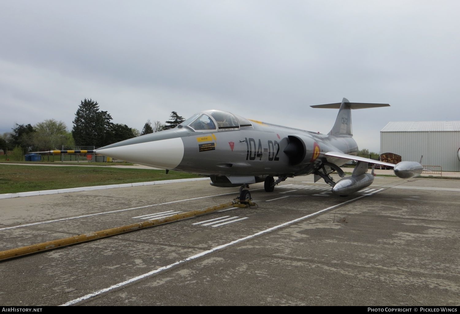 Aircraft Photo of C.8-02 | Lockheed F-104G Starfighter | Spain - Air Force | AirHistory.net #562668