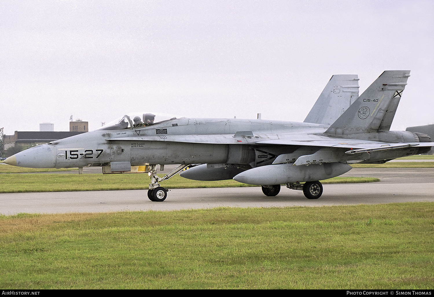 Aircraft Photo of C.15-40 | McDonnell Douglas EF-18M Hornet | Spain - Air Force | AirHistory.net #562691
