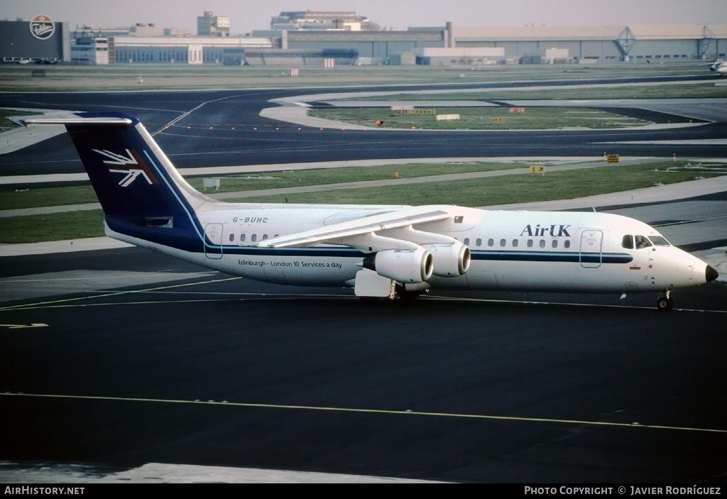 Aircraft Photo of G-BUHC | British Aerospace BAe-146-300 | Air UK | AirHistory.net #562710