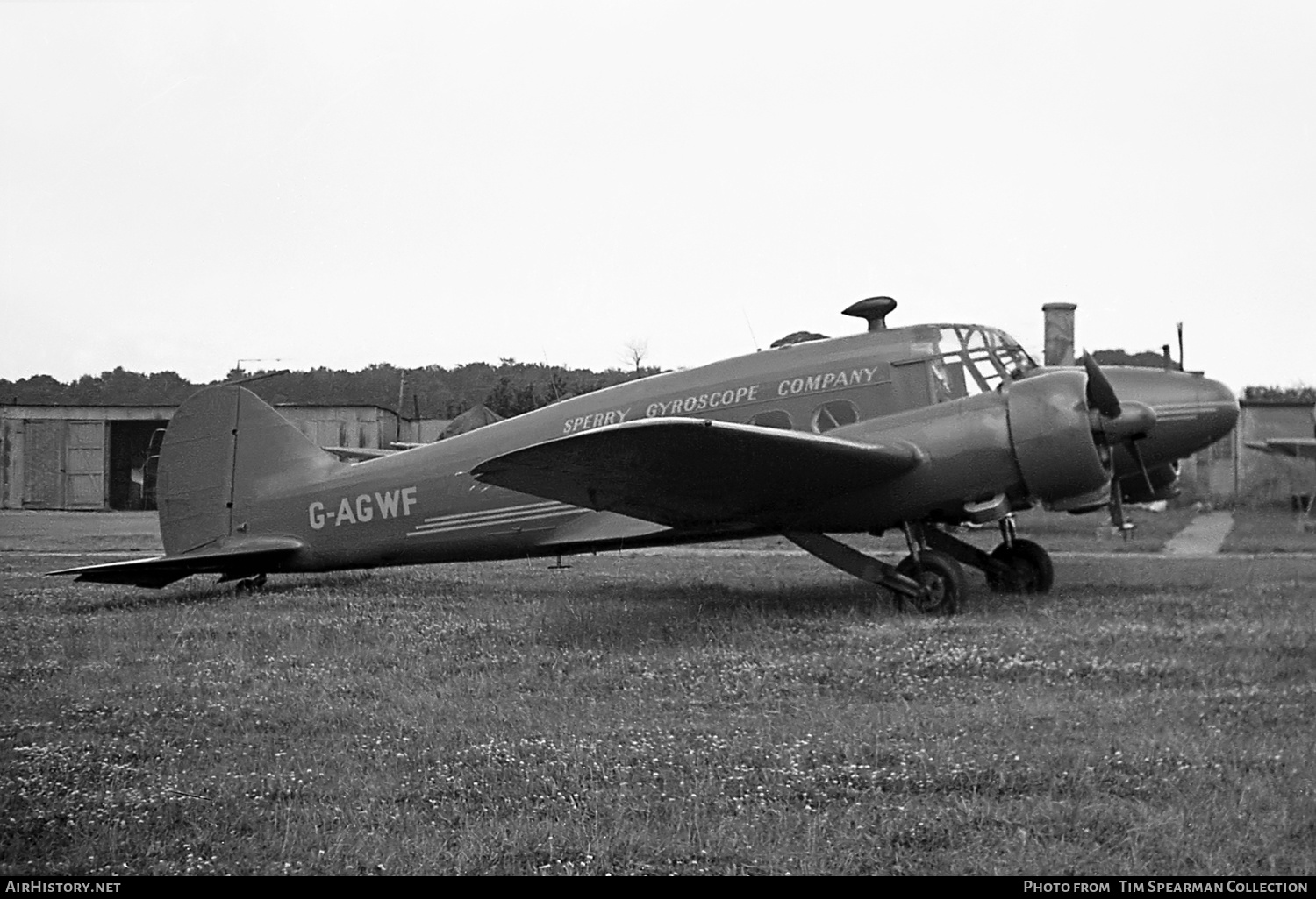 Aircraft Photo of G-AGWF | Avro 19 Srs.2 Anson | Sperry Gyroscope Company | AirHistory.net #562724