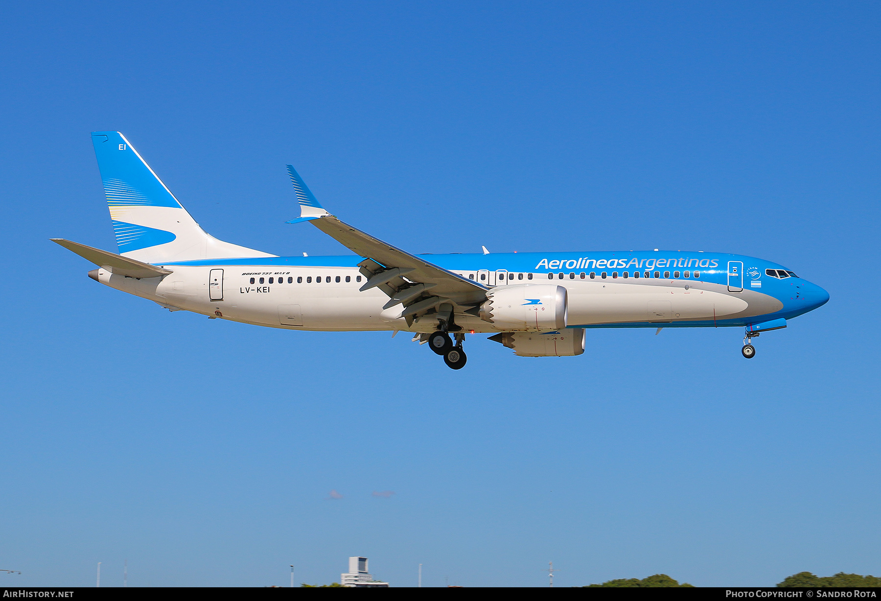 Aircraft Photo of LV-KEI | Boeing 737-8 Max 8 | Aerolíneas Argentinas | AirHistory.net #562749