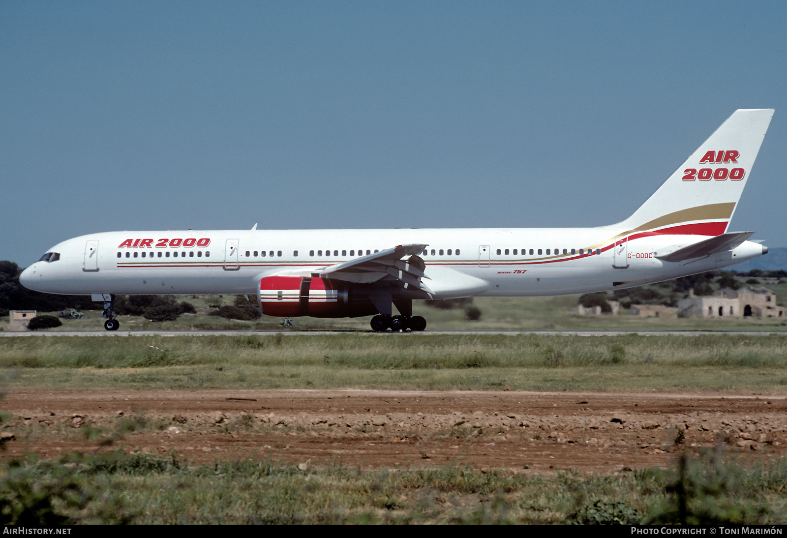 Aircraft Photo of G-OOOC | Boeing 757-28A | Air 2000 | AirHistory.net #562770