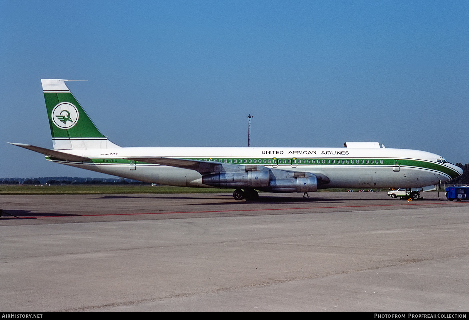 Aircraft Photo of 5A-DIX | Boeing 707-348C | United African Airlines | AirHistory.net #562796