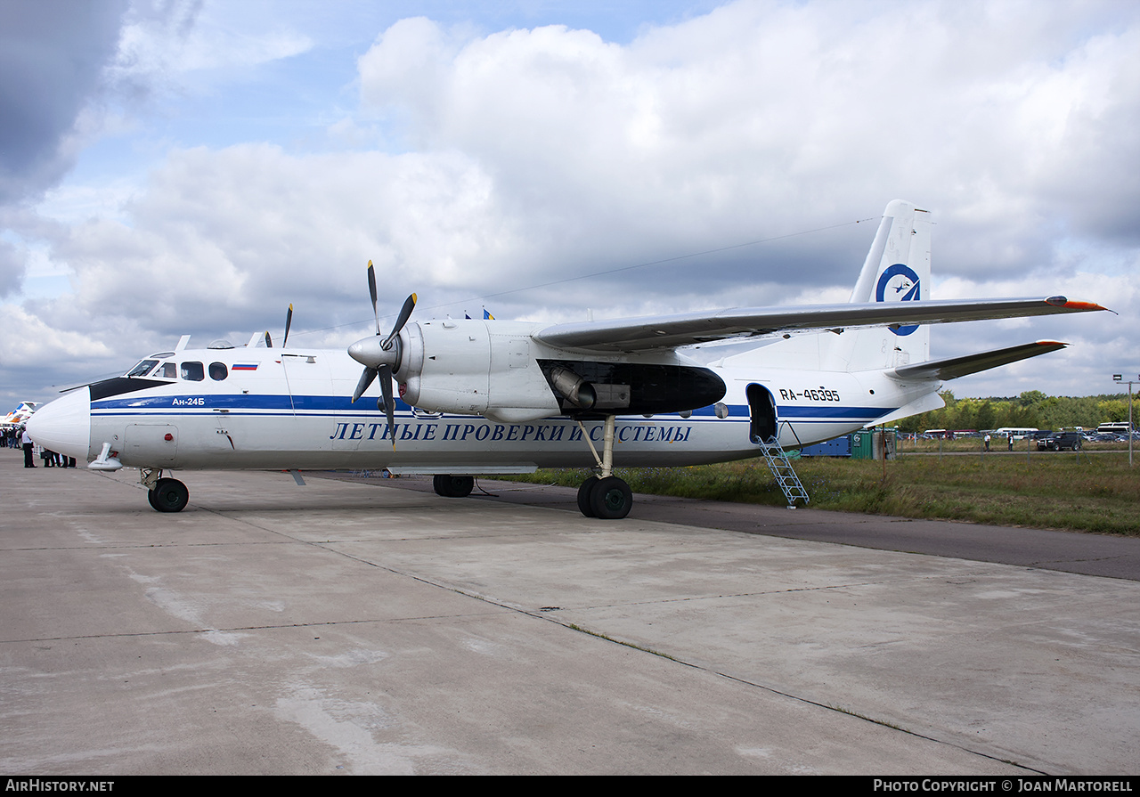 Aircraft Photo of RA-46395 | Antonov An-24B | Letnye Proverki I Sistemy | AirHistory.net #562848