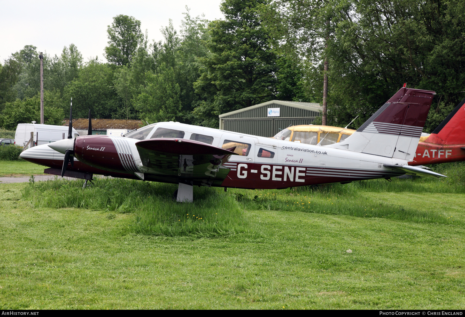 Aircraft Photo of G-SENE | Piper PA-34-200T Seneca II | Central Aviation | AirHistory.net #562874
