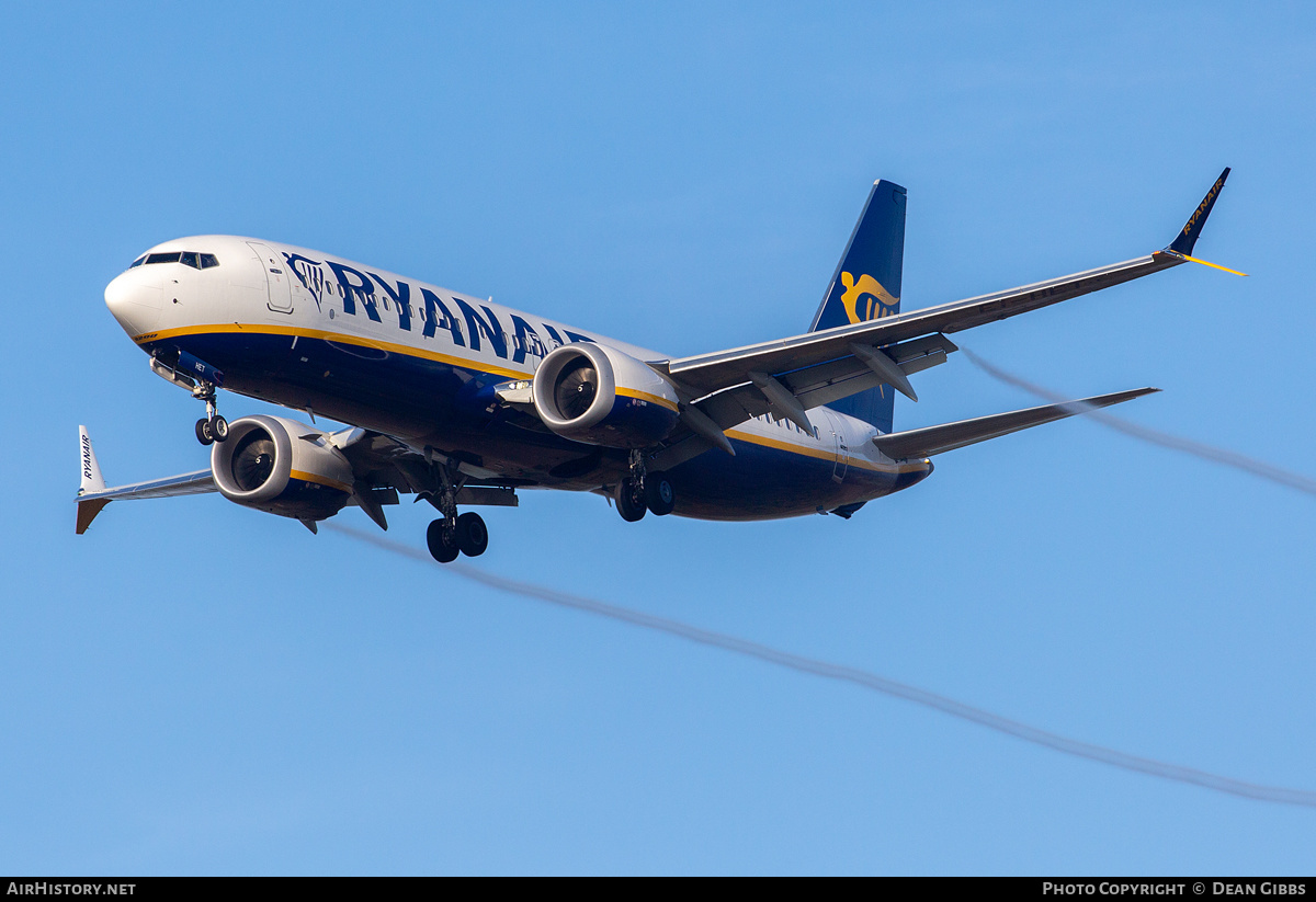 Aircraft Photo of EI-HET | Boeing 737-8200 Max 200 | Ryanair | AirHistory.net #562878