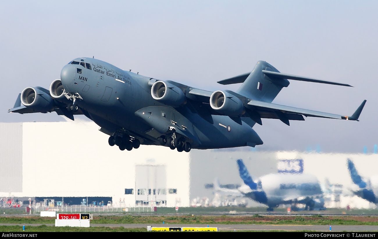 Aircraft Photo of A7-MAN / MAN | Boeing C-17A Globemaster III | Qatar - Air Force | AirHistory.net #562884