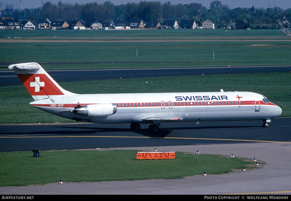 Aircraft Photo of HB-IDY | McDonnell Douglas DC-9-41 | Swissair | AirHistory.net #562893