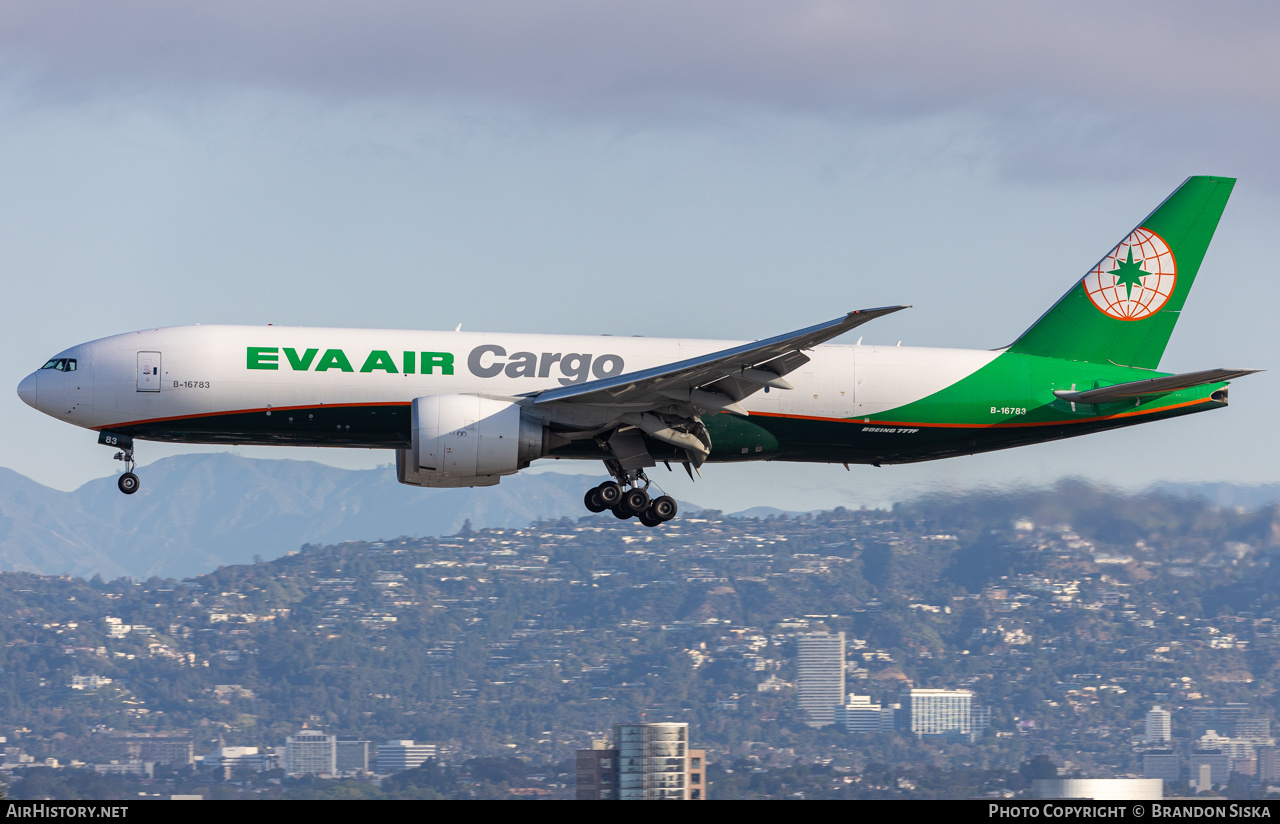 Aircraft Photo of B-16783 | Boeing 777-F | EVA Air Cargo | AirHistory.net #562927