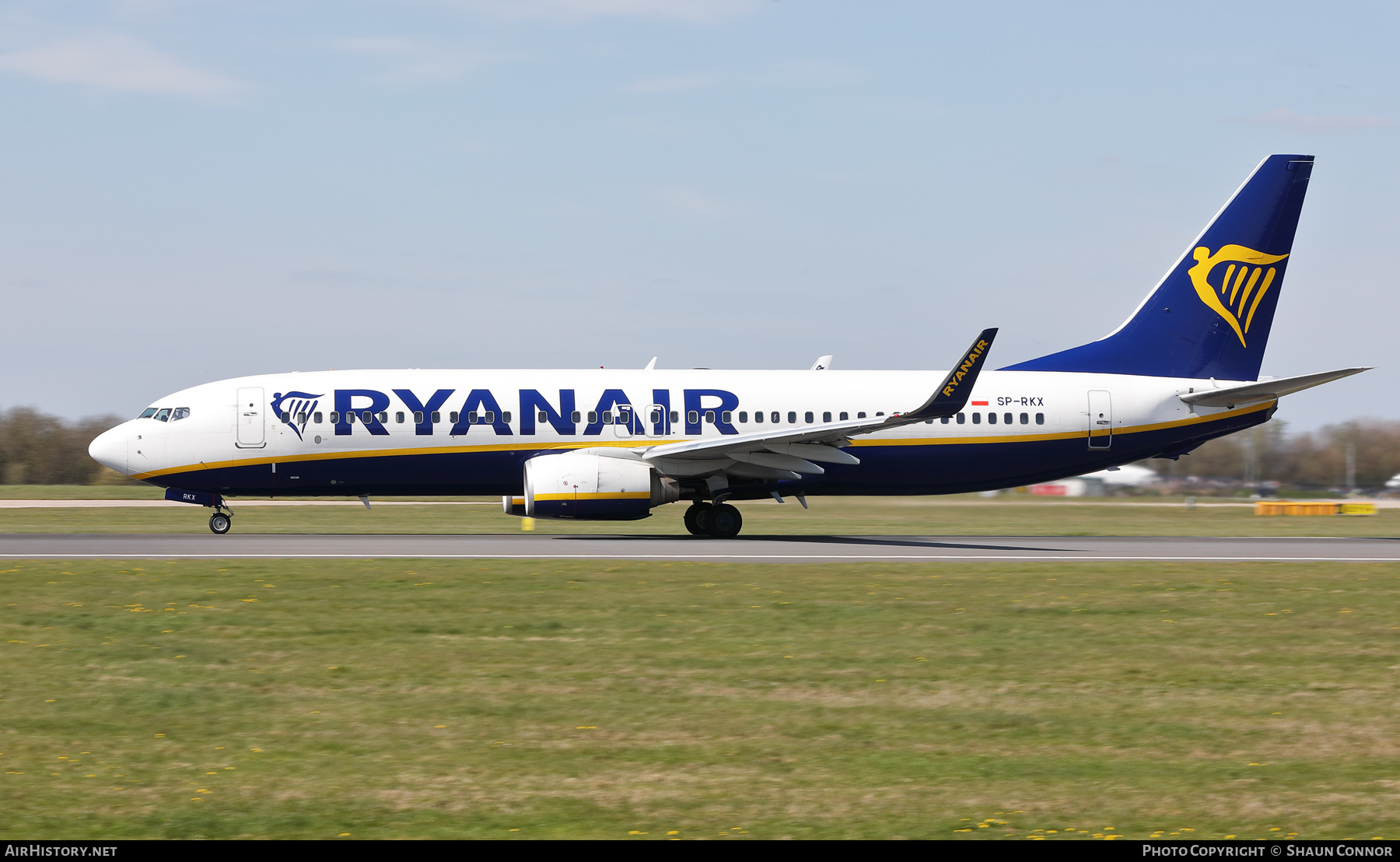 Aircraft Photo of SP-RKX | Boeing 737-8AS | Ryanair | AirHistory.net #562939