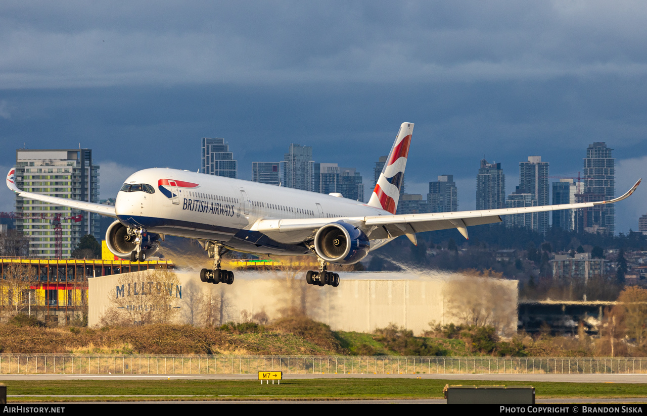 Aircraft Photo of G-XWBF | Airbus A350-1041 | British Airways | AirHistory.net #562940