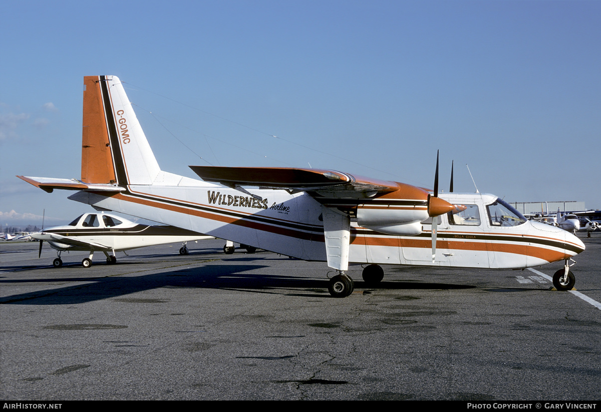 Aircraft Photo of C-GOMC | Britten-Norman BN-2A-26 Islander | Wilderness Airline | AirHistory.net #562947