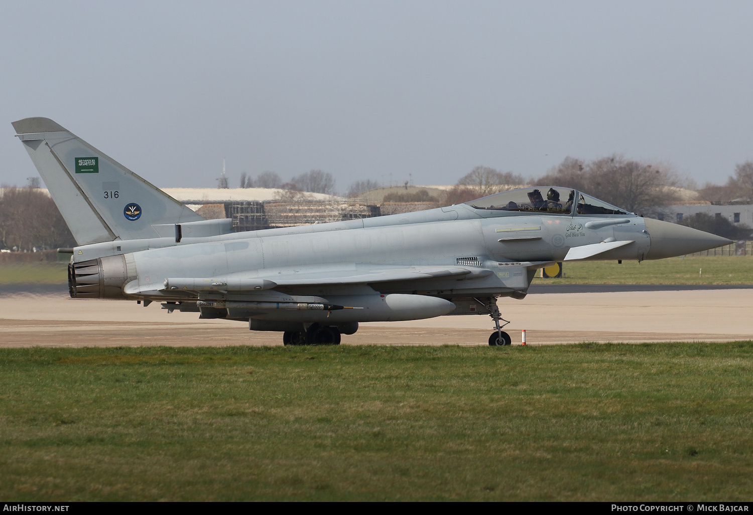 Aircraft Photo of 316 | Eurofighter EF-2000 Typhoon | Saudi Arabia - Air Force | AirHistory.net #563026