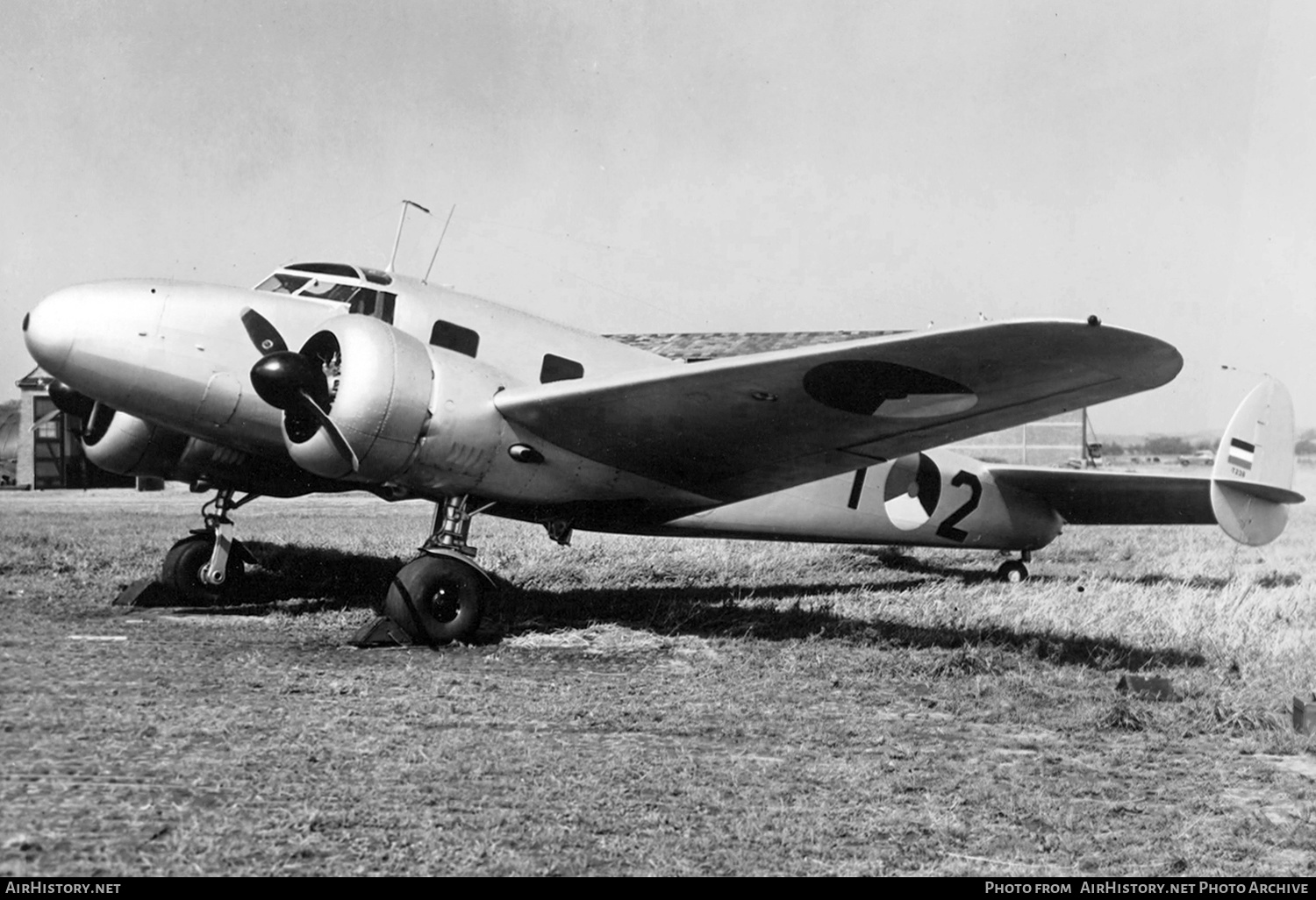 Aircraft Photo of T-2 | Lockheed 12-26 Electra Junior | Netherlands - Air Force | AirHistory.net #563029