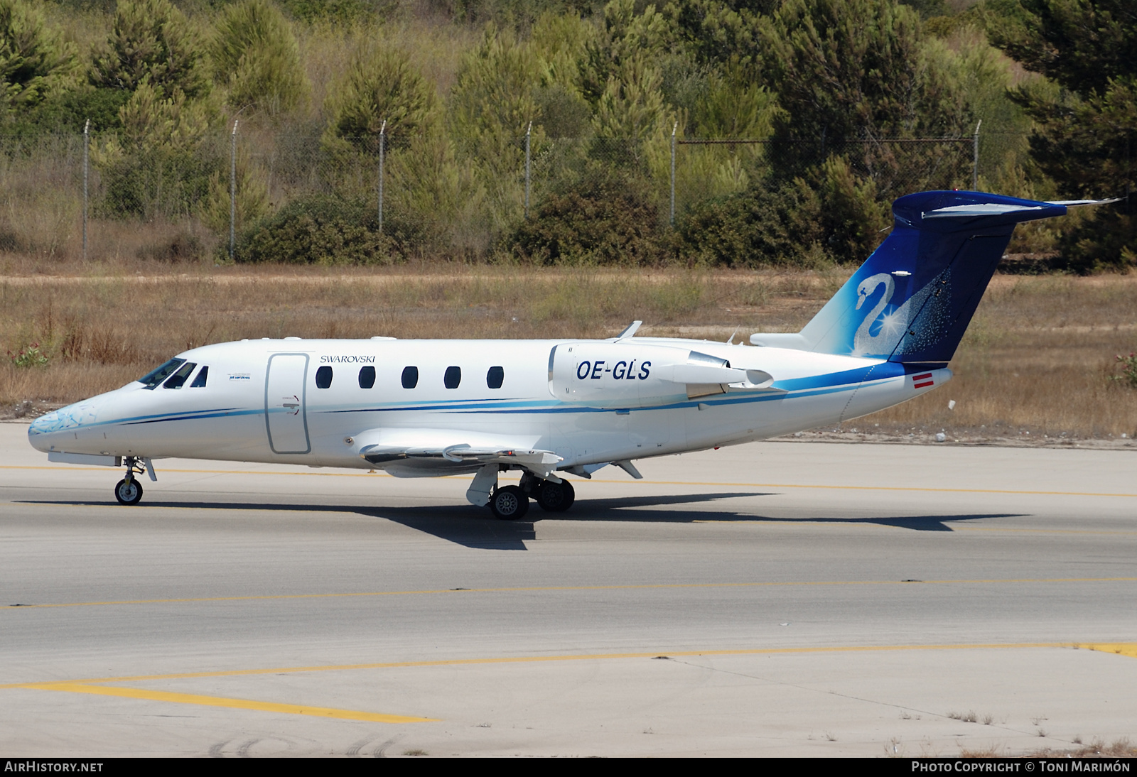 Aircraft Photo of OE-GLS | Cessna 650 Citation VII | Swarovski | AirHistory.net #563053