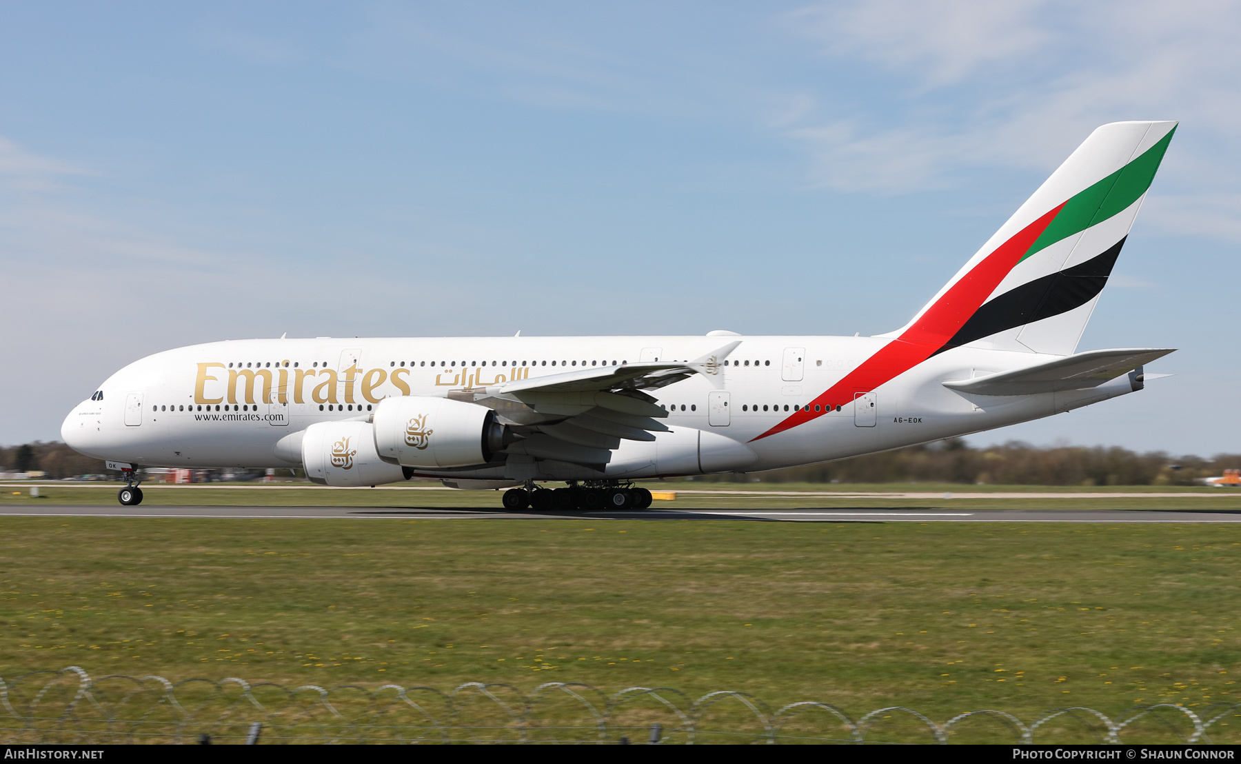 Aircraft Photo of A6-EOK | Airbus A380-861 | Emirates | AirHistory.net #563055