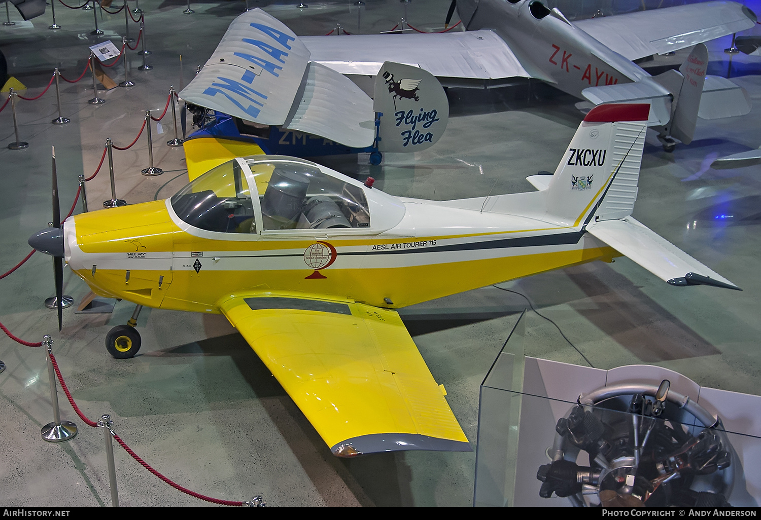 Aircraft Photo of ZK-CXU | AESL Airtourer 115 | AirHistory.net #563057