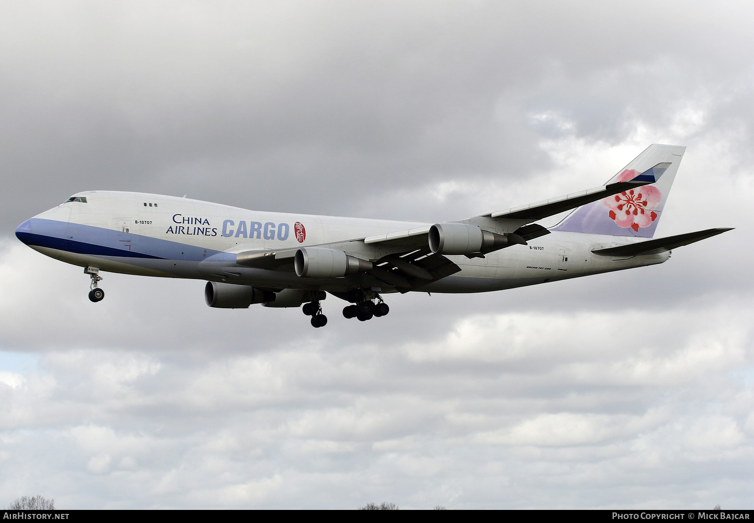 Aircraft Photo of B-18707 | Boeing 747-409F/SCD | China Airlines Cargo | AirHistory.net #563059