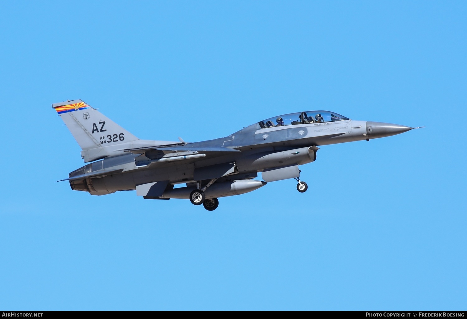Aircraft Photo of 84-1326 / AF84-326 | General Dynamics F-16D Fighting Falcon | USA - Air Force | AirHistory.net #563066