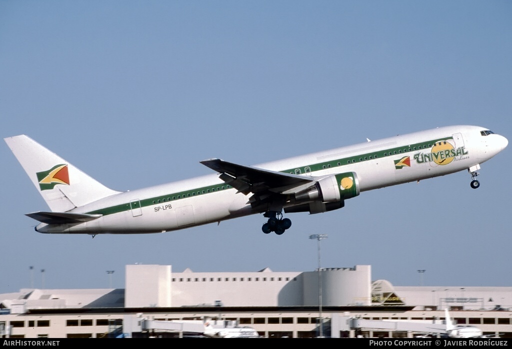 Aircraft Photo of SP-LPB | Boeing 767-35D/ER | Universal Airlines | AirHistory.net #563073