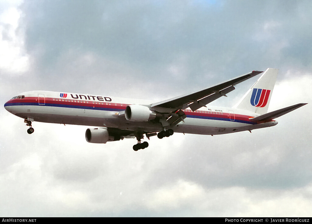 Aircraft Photo of N649UA | Boeing 767-322/ER | United Airlines | AirHistory.net #563082